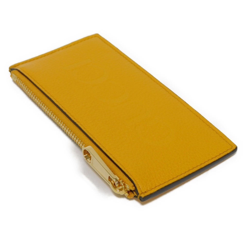 Gucci Coin Case Fragment Case Leather Yellow View 4